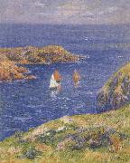 Henry Moret Ouessant,Clam Seas oil painting
